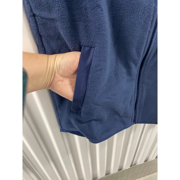 Women’s Adidas Stadium Navy Fleece Vest Size M - Picture 5 of 8